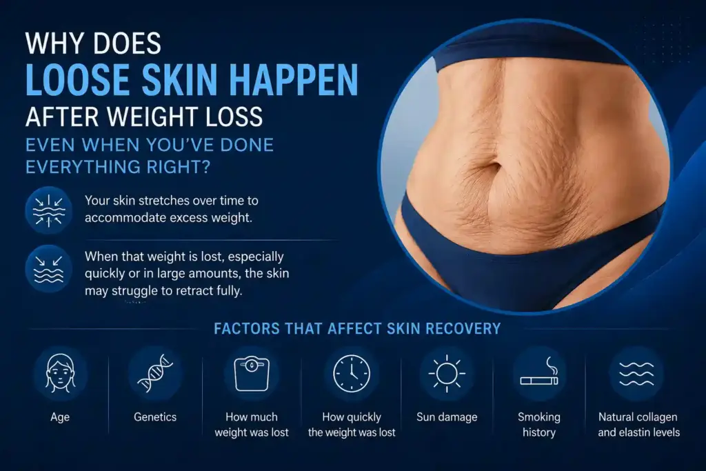 Why Does Loose Skin Happen After Weight Loss Even When You’ve Done Everything Right Chiswick?